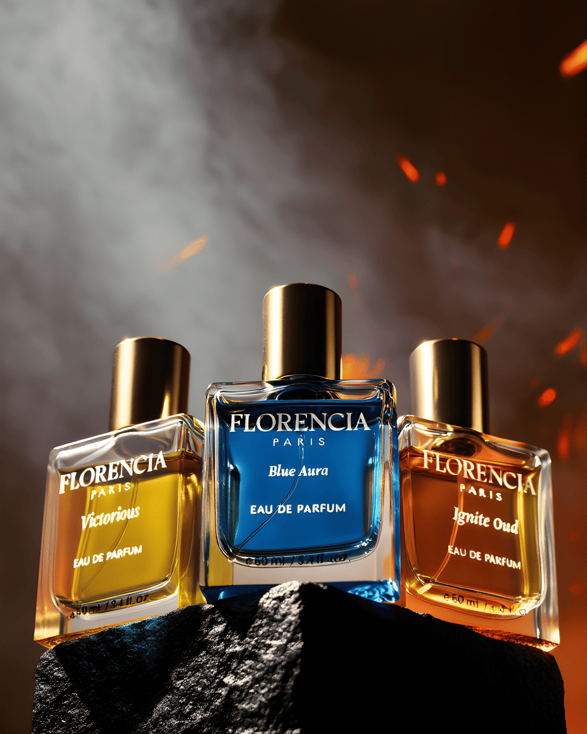 Florencia Sigma King Collection: Ingite Oud + Vict combo packaging