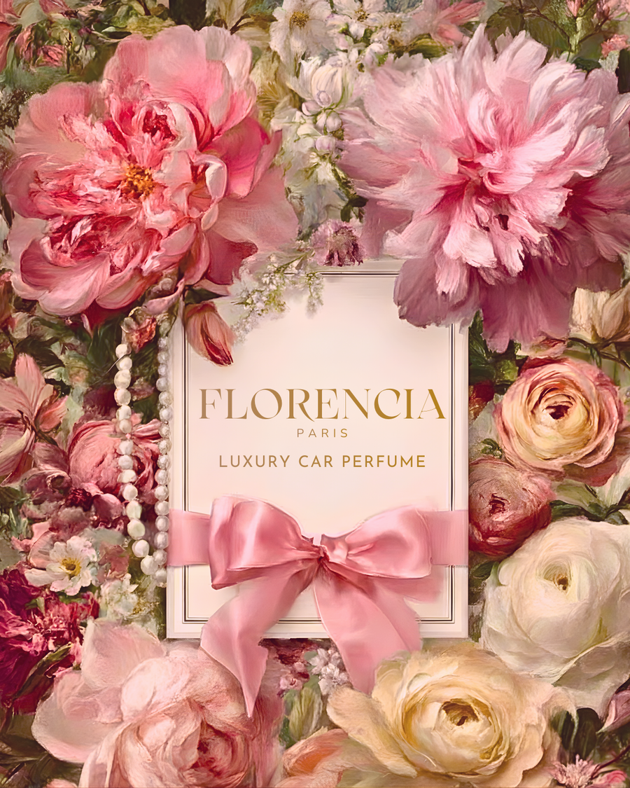 Florencia Innocence – 1 Car Tag + 1 Perfume Bottle 20ml (Soft, Sweet & Pure)
