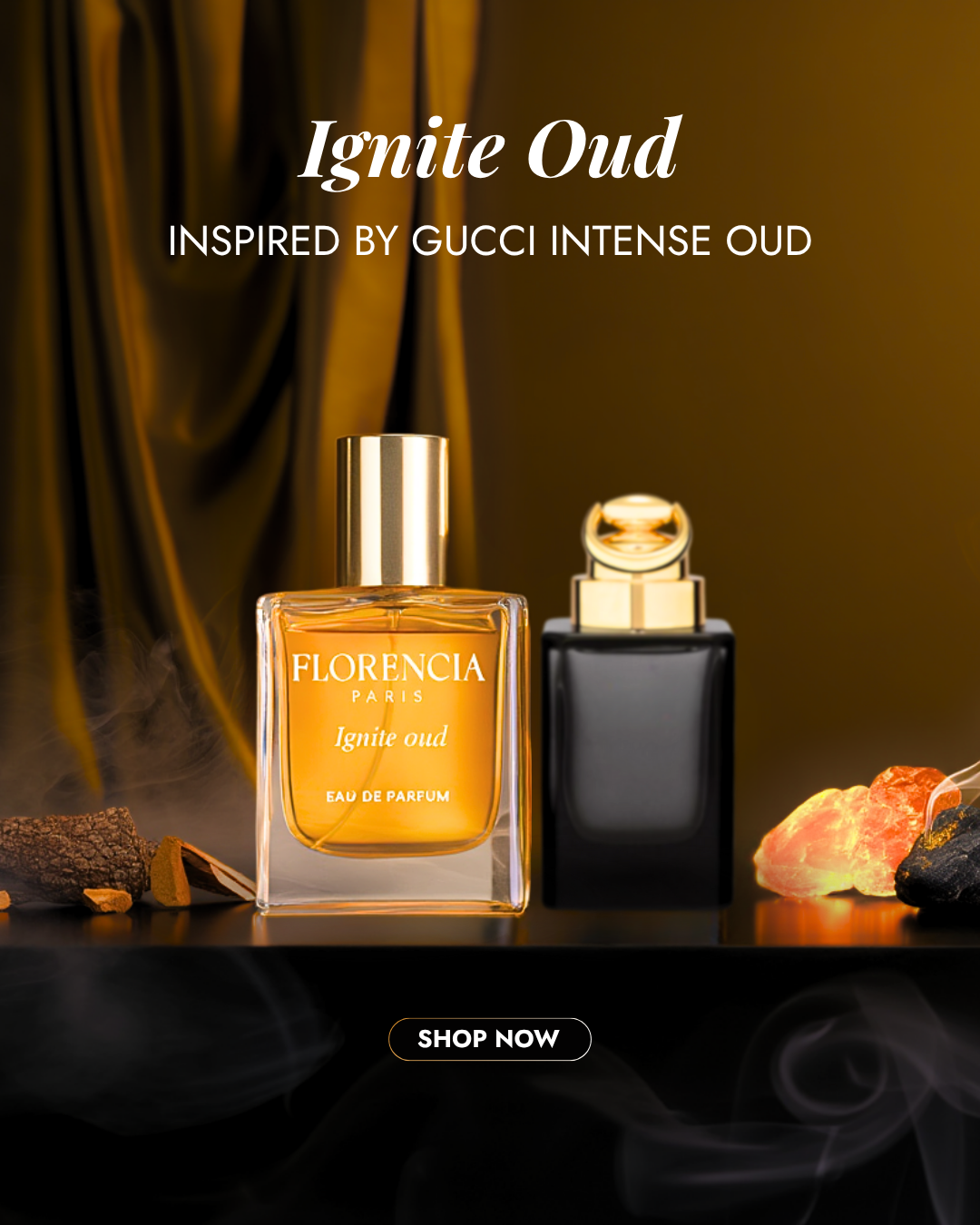 Florencia Ignite oud 20ml Eau de Parfum — inspired by Gucci Intense Oud