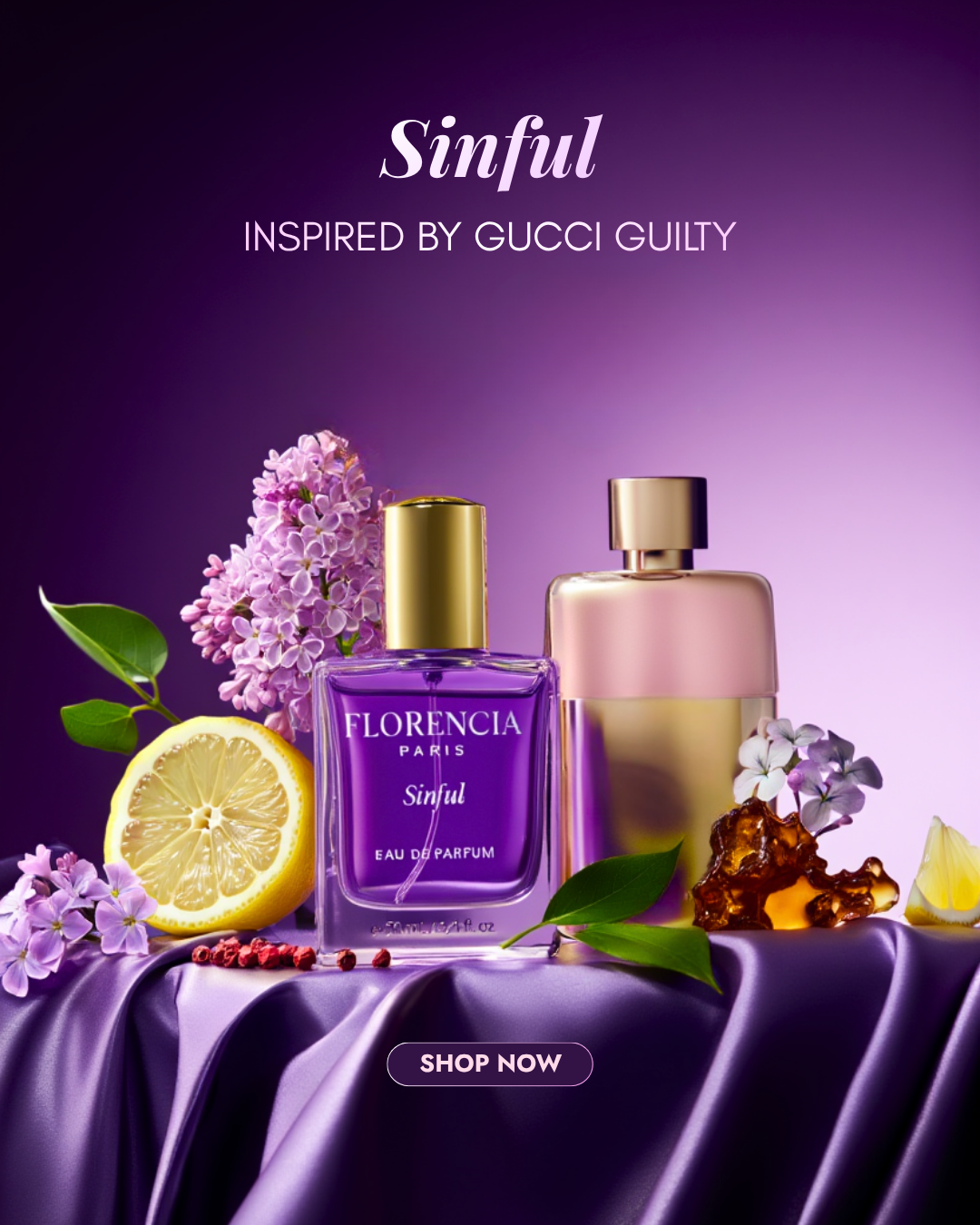 Florencia Sinful 20ml Eau de Parfum — inspired by Gucci Guilty