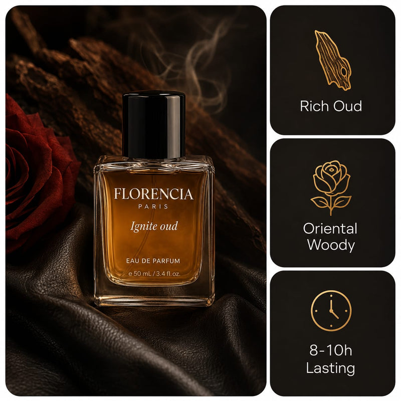 Florencia Ignite Oud — Key notes and wear time
