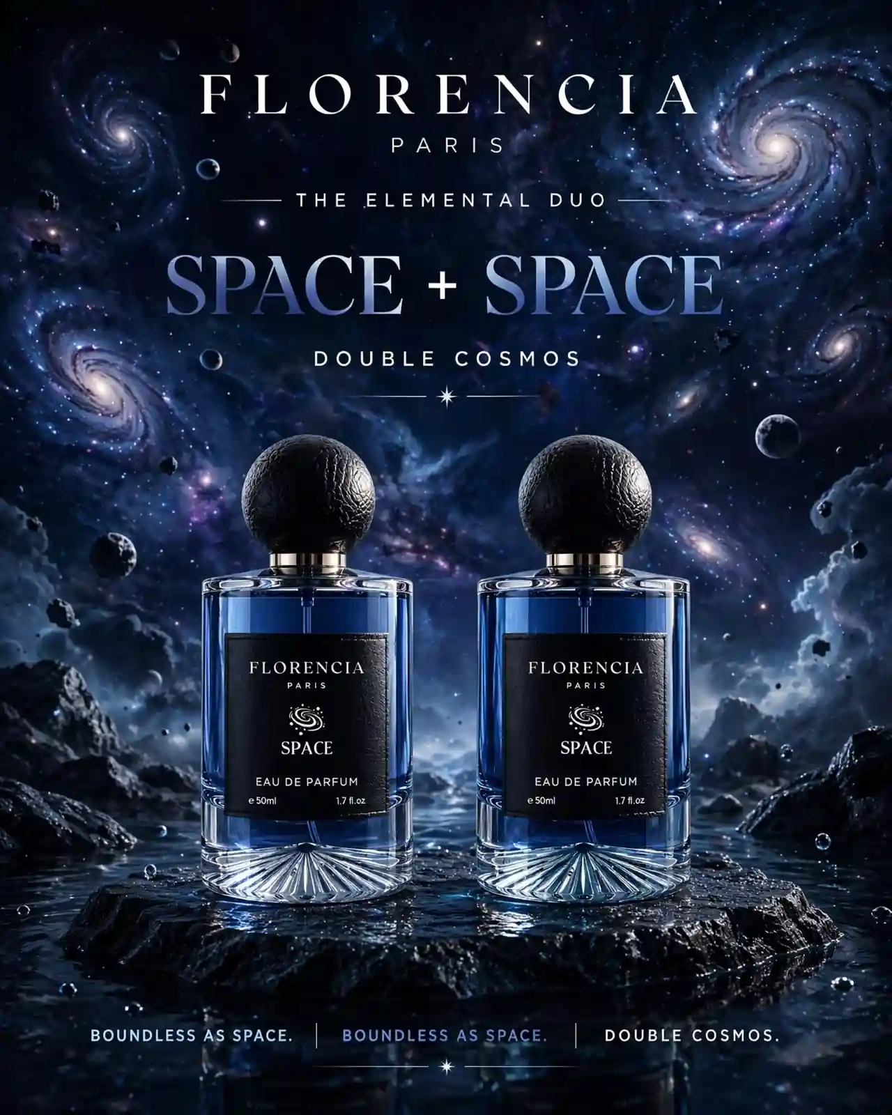 Space plus space.